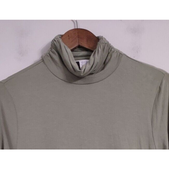 Soft Surroundings Jackie Knit Dress Size Medium Green Long Sleeve - Picture 6 of 6